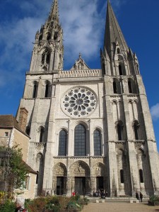 Chartres Cathedral - cleaned facia
