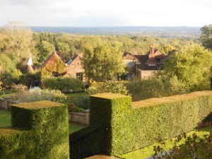 Chartwell autumn, view of Kent Weald