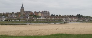 Gien on the Loire, from the campsite across the river