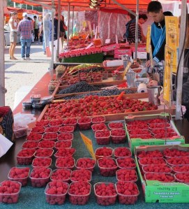 Berries at Helsinki market