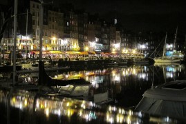 Honfleur inner harbour - nightime honfleur2