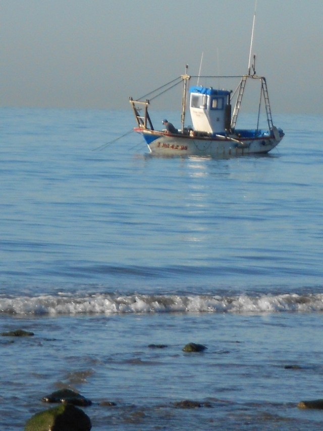 Fishing boat off Marbella Playa