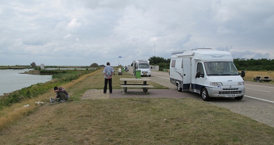 Afsluitdijk - picnic lunch Afsluitdijk2