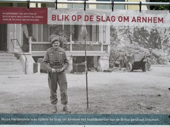 Brigadier Urqhart, CO 1st Airborne in front of HQ, Sept 1944 Oosterbeek4