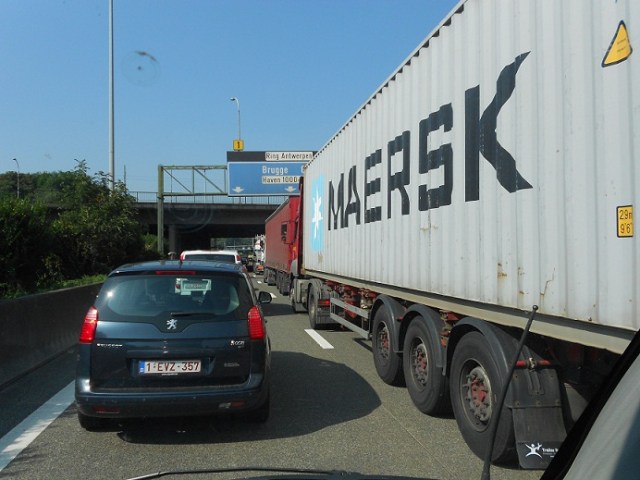 Going nowhere fast on the Antwerp ring road Utrecht0